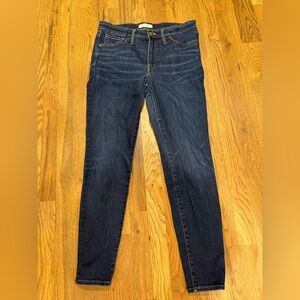 Madewell 9” High-Rise Skinny Jeans, Size 30
